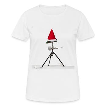Ham Radio - Frauen T-Shirt atmungsaktiv - Weiß - Vorne - AI Model Female 172 dark (172cm)
