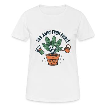 Pflanzen - Frauen T-Shirt atmungsaktiv - Weiß - Vorne - AI Model Female 172 dark (172cm)