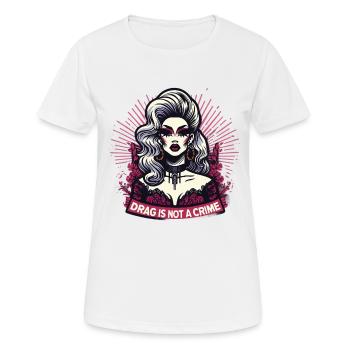 Exclusive Drag Culture and Drag Queen Inspired - Women's Breathable T-Shirt - white - Front - AI Model Female 172 dark (172cm)