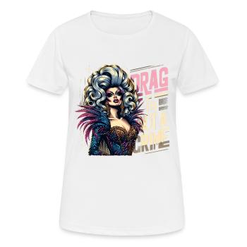 Exclusive Drag Culture and Drag Queen Inspired - Women's Breathable T-Shirt - white - Front - AI Model Female 172 dark (172cm)