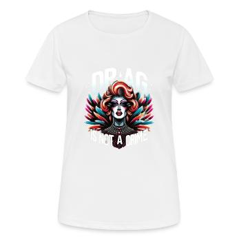 Exclusive Drag Culture and Drag Queen Inspired - Women's Breathable T-Shirt - white - Front - AI Model Female 172 dark (172cm)