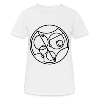I Love You Gallifreyan - Frauen T-Shirt atmungsaktiv - Weiß - Vorne - AI Model Female 172 dark (172cm)