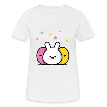 Ostern - Frauen T-Shirt atmungsaktiv - Weiß - Vorne - AI Model Female 172 dark (172cm)