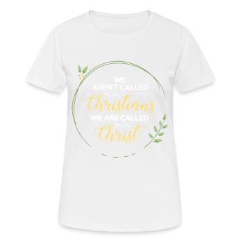 Christ Jesus Christ - Women's Breathable T-Shirt - white - Front - AI Model Female 172 dark (172cm)