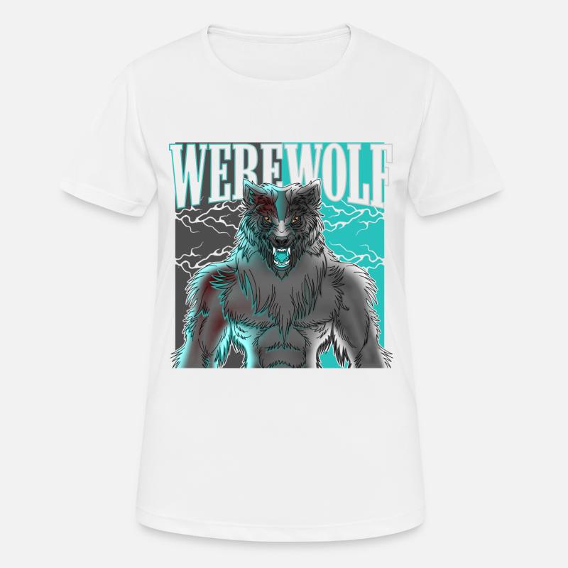 Werewolf - Women's Breathable T-Shirt - white