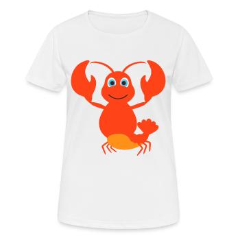 Homard - T-shirt respirant Femme - blanc - Devant - AI Model Female 172 dark (172cm)