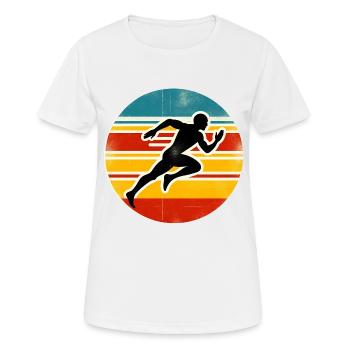 Sprinter - Athlétisme - T-shirt respirant Femme - blanc - Devant - AI Model Female 172 dark (172cm)