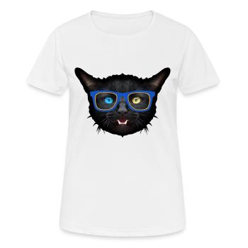 animal cat lulnette fancy minnows 402 - Women's Breathable T-Shirt - white - Front - AI Model Female 172 dark (172cm)