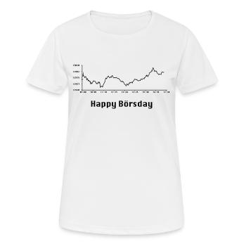 Geburtstag Geld Bank Börse Aktien Banker Geschenk - Frauen T-Shirt atmungsaktiv - Weiß - Vorne - AI Model Female 172 dark (172cm)