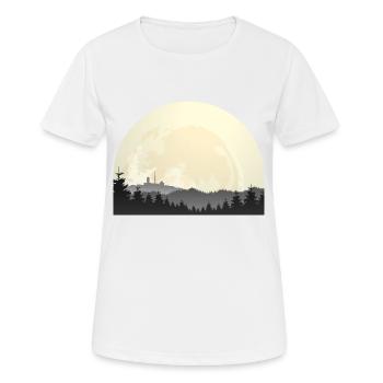 HarzMonde (Brocken-Edition) - T-shirt respirant Femme - blanc - Devant - AI Model Female 172 dark (172cm)