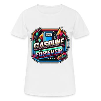 Gasoline Forever 17 - Women's Breathable T-Shirt - white - Front - AI Model Female 172 dark (172cm)
