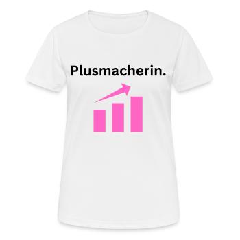 Unternehmerin Aktien Frau Geschäft Business Geld - Frauen T-Shirt atmungsaktiv - Weiß - Vorne - AI Model Female 172 dark (172cm)