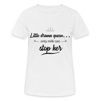 Dictons de bébé - T-shirt respirant Femme - blanc - Devant - AI Model Female 172 dark (172cm)