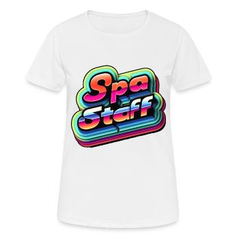 Spa Staff 8 - Women's Breathable T-Shirt - white - Front - AI Model Female 172 dark (172cm)