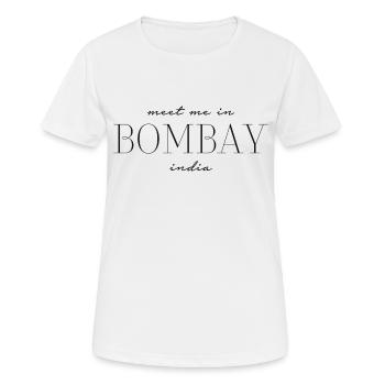 Retrouvez-moi à Bombay - T-shirt respirant Femme - blanc - Devant - AI Model Female 172 dark (172cm)