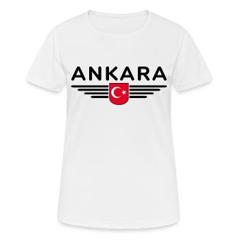 Türkei Ankara Türkiye Istanbul T Shirt Design - Frauen T-Shirt atmungsaktiv - Weiß - Vorne - AI Model Female 172 dark (172cm)