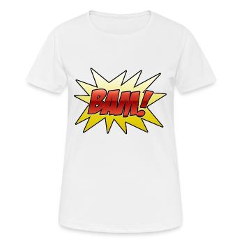 Bam 2 J - T-shirt respirant Femme - blanc - Devant - AI Model Female 172 dark (172cm)