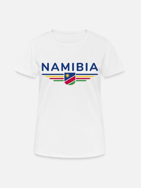 Namibia T-Shirt für Fans und Reisende - Frauen T-Shirt atmungsaktiv - Weiß