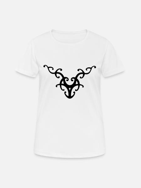 Polynésie-tribal - T-shirt respirant Femme - blanc