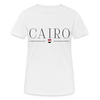 Kairo T-Shirt Outfit Design - Frauen T-Shirt atmungsaktiv - Weiß - Vorne - AI Model Female 172 dark (172cm)