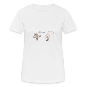 Philosopher t shirt - Women's Breathable T-Shirt - white - Front - AI Model Female 172 dark (172cm)