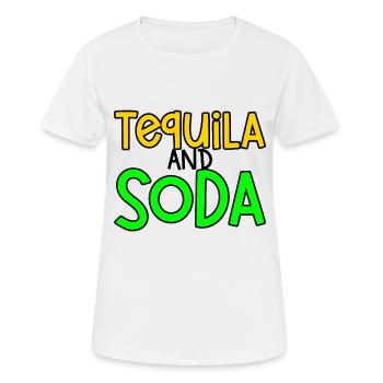 Tequila And Soda 2 - Women's Breathable T-Shirt - white - Front - AI Model Female 172 dark (172cm)