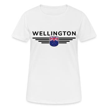 T-shirt Wellington pour les fans néo-zélandais - T-shirt respirant Femme - blanc - Devant - AI Model Female 172 dark (172cm)