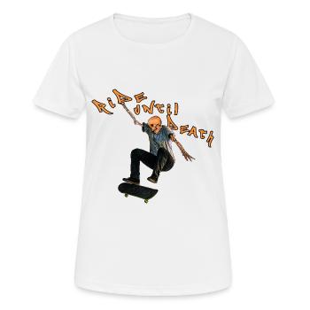 Skaters to the death - Women's Breathable T-Shirt - white - Front - AI Model Female 172 dark (172cm)
