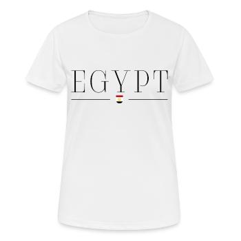 Ich liebe Ägypten - Frauen T-Shirt atmungsaktiv - Weiß - Vorne - AI Model Female 172 dark (172cm)