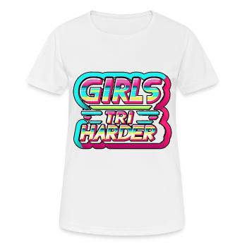 Filles Tri 9 - T-shirt respirant Femme - blanc - Devant - AI Model Female 172 dark (172cm)
