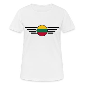 Litauen Stil Design T-Shirt - Frauen T-Shirt atmungsaktiv - Weiß - Vorne - AI Model Female 172 dark (172cm)