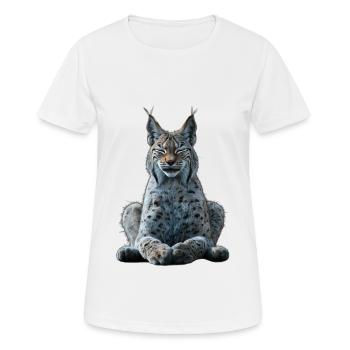 Lynx - T-shirt respirant Femme - blanc - Devant - AI Model Female 172 dark (172cm)