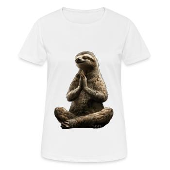 Sloth - Women's Breathable T-Shirt - white - Front - AI Model Female 172 dark (172cm)