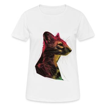 Hermine - T-shirt respirant Femme - blanc - Devant - AI Model Female 172 dark (172cm)