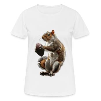 Squirrel - Women's Breathable T-Shirt - white - Front - AI Model Female 172 dark (172cm)