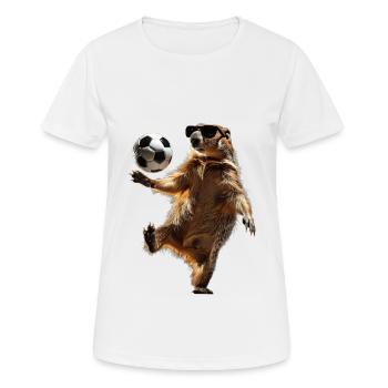 Marmot - Women's Breathable T-Shirt - white - Front - AI Model Female 172 dark (172cm)