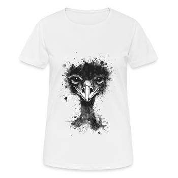 Emu - Women's Breathable T-Shirt - white - Front - AI Model Female 172 dark (172cm)