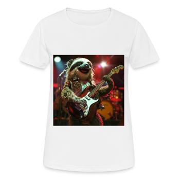 Sloth - Women's Breathable T-Shirt - white - Front - AI Model Female 172 dark (172cm)