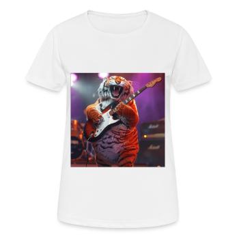 Tiger - Women's Breathable T-Shirt - white - Front - AI Model Female 172 dark (172cm)