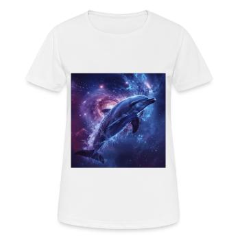 Dolphin - Women's Breathable T-Shirt - white - Front - AI Model Female 172 dark (172cm)