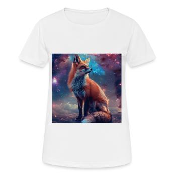 Fuchs - Frauen T-Shirt atmungsaktiv - Weiß - Vorne - AI Model Female 172 dark (172cm)