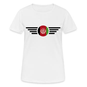 I Love Afghanistan, Elegance Style Design T-Shirt - Women's Breathable T-Shirt - white - Front - AI Model Female 172 dark (172cm)