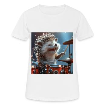 Hedgehog - Women's Breathable T-Shirt - white - Front - AI Model Female 172 dark (172cm)