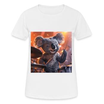 Koala - Women's Breathable T-Shirt - white - Front - AI Model Female 172 dark (172cm)