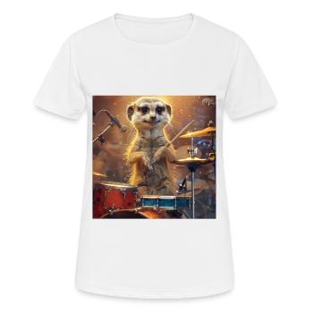 Suricate - T-shirt respirant Femme - blanc - Devant - AI Model Female 172 dark (172cm)