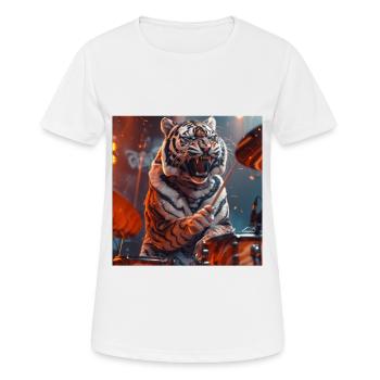 Tiger - Women's Breathable T-Shirt - white - Front - AI Model Female 172 dark (172cm)
