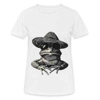 Frog - Women's Breathable T-Shirt - white - Front - AI Model Female 172 dark (172cm)