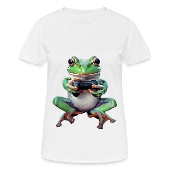 Frog - Women's Breathable T-Shirt - white - Front - AI Model Female 172 dark (172cm)