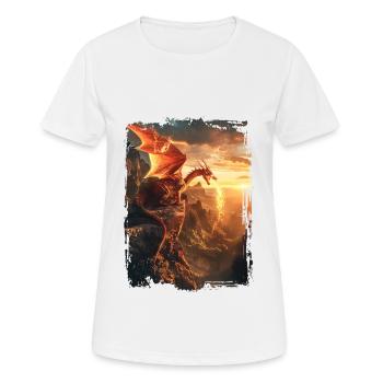 Kite - Women's Breathable T-Shirt - white - Front - AI Model Female 172 dark (172cm)