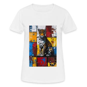 Jaguar - T-shirt respirant Femme - blanc - Devant - AI Model Female 172 dark (172cm)